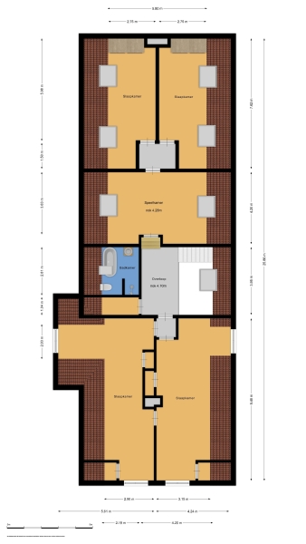 Floor Plan 2 - De Zonneroos – luxe, privacy en eindeloos genieten.