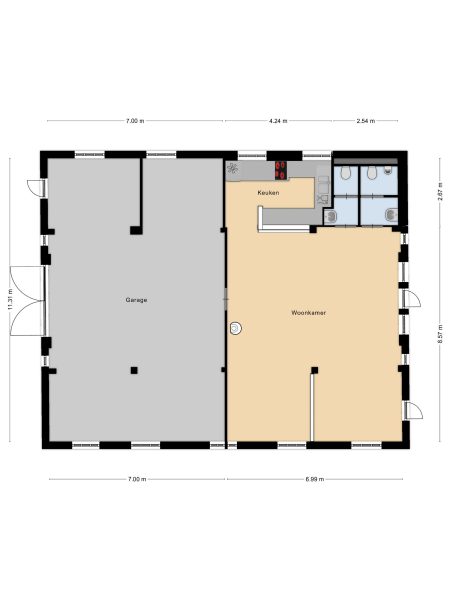 Floor Plan 5 - Lage Lochemseweg 31 a