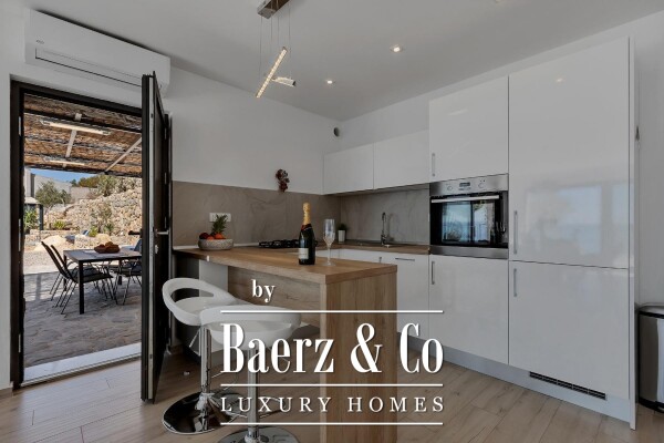 photo 11 Makarska, a modern villa of rustic Dalmatian charm with a sea view