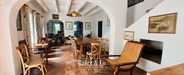 photo 3 SPECTACULAR MENORCAN VILLA FACING THE SEA IN THE BAY OF FORNELLS, MENORCA