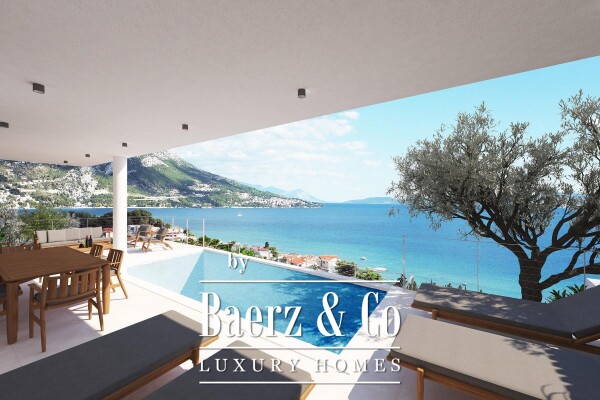 photo 11 Duće, luxurious Penthouse in a new building with a swimming pool and an open sea view