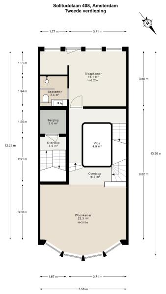 Floor Plan 3 - Solitudolaan 408