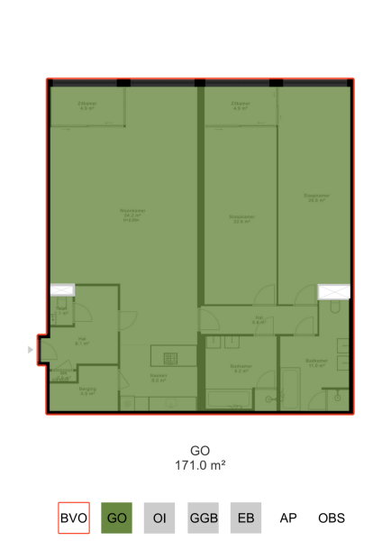Floor Plan 3 - Gustav Mahlerlaan 212