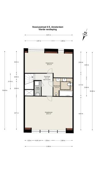 Floor Plan 3 - Vossiusstraat 6 E