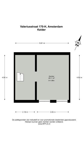 Floor Plan 9 - Valeriusstraat 170 H