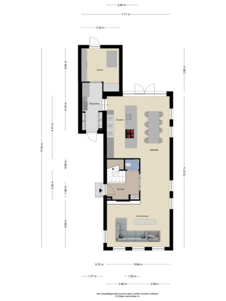 Floor Plan 1 - Jacobaweide 14