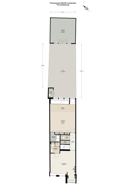 Floor Plan 3 - Prinsengracht 683 D