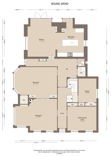 Floor Plan 1 - Kerkstraat 12