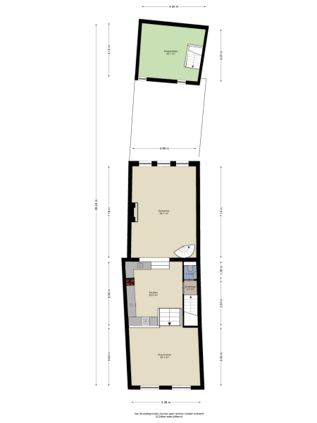 Floor Plan 3 - Kruisstraat 16