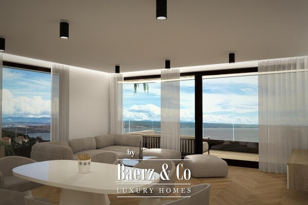 photo 2 Opatija, Ičići, luxury apartment in an exclusive new building, panoramic sea view A5