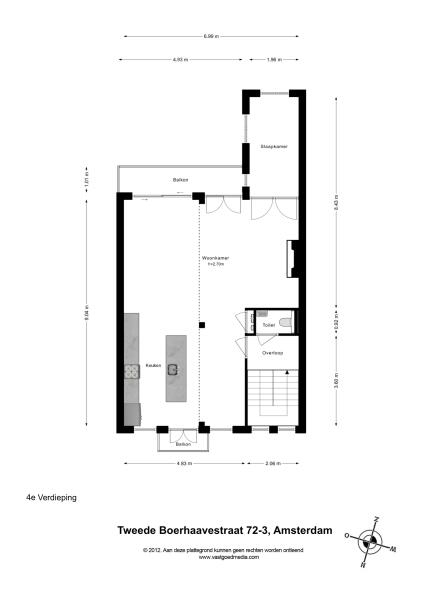 Floor Plan 5 - Tweede Boerhaavestraat 72 3