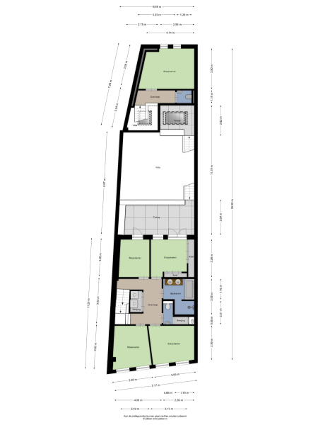 Floor Plan 2 - Sint Jacobstraat 31