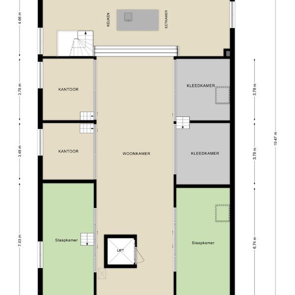 Floor Plan 3 - Pelsestraat 13