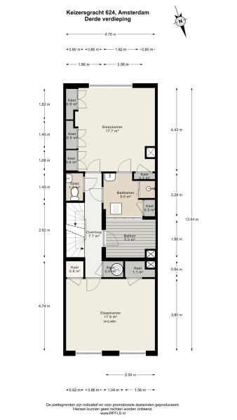 Floor Plan 4 - Keizersgracht 624