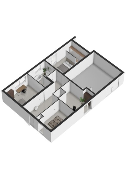 Floor Plan 4 - Simon van Capelweg 7 B