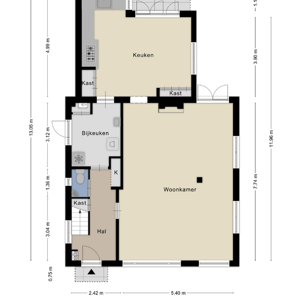 Floor Plan 1 - Eikenlaan 24