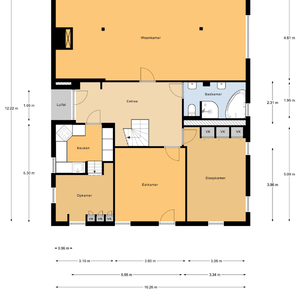 Floor Plan 1 - Flierdijk 6