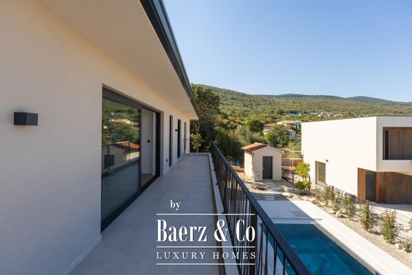 photo 21 Labin, Drenje, modern villa with pool and open sea view