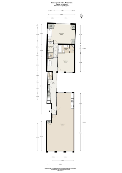 Floor Plan 1 - Prinsengracht 570 1