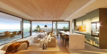 Bright Deluxe Apartment with Sea View Terrace