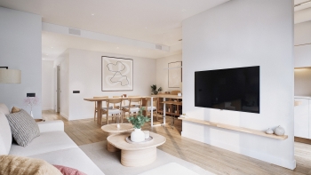 Spacious penthouse with large terrace and open urban views