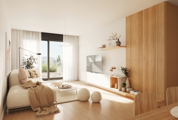 Efficient penthouse with private terrace and open city views