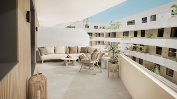 Penthouse with generous terrace and accessible layout